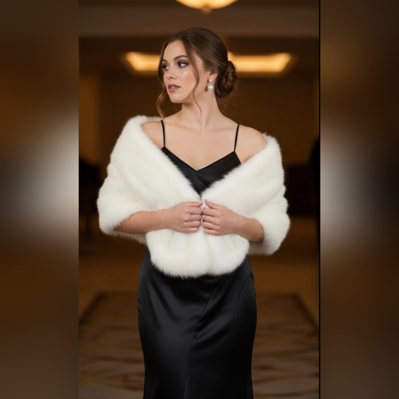 Black Satin Gown - Picture 2 of 3